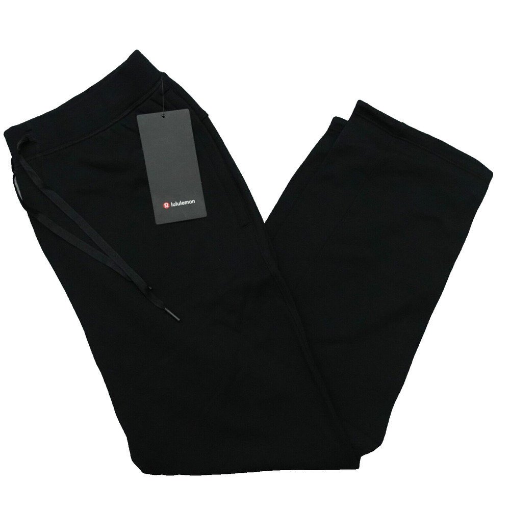 New Lululemon Mens Size Large Relaxed Fit French Terry Jogger Black